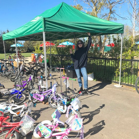 Staff member, Lene Stokes, tells her cycling journey with Peddle My Wheels